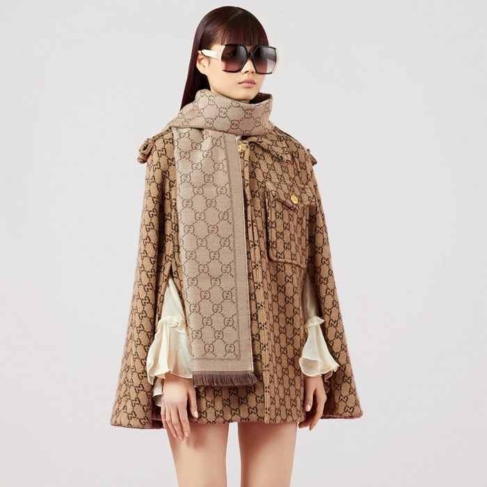 グッチレディースキャメルニットc1722