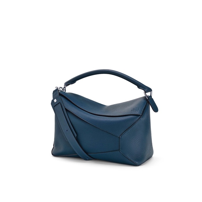 ロエベレディースキャメルパズルバッグb936