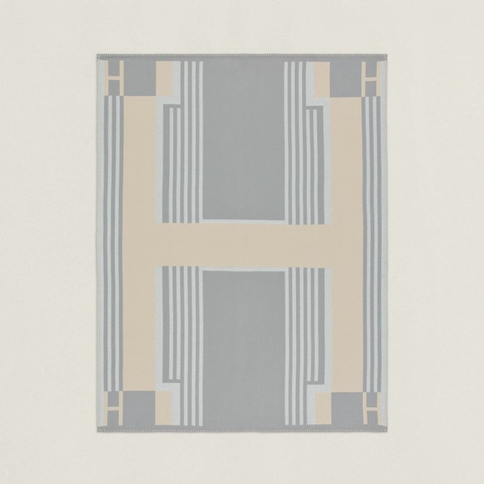 エルメス冬のファッショングレー毛布c1787