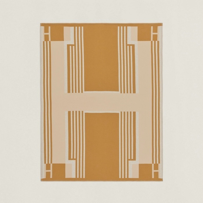 エルメス冬のファッションキャメル毛布c1788