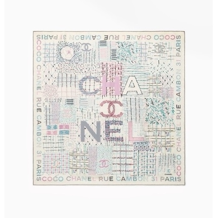 シャネルレディースホワイトニットc1808