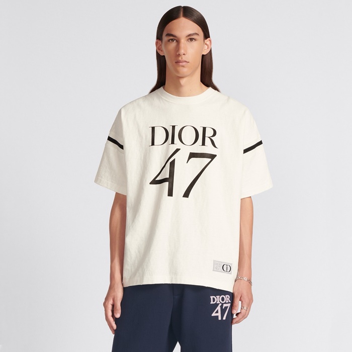 ディオールメンズホワイト半袖Tシャツc278