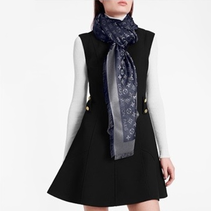 ルイヴィトンレディースブルーニットM73658c1854