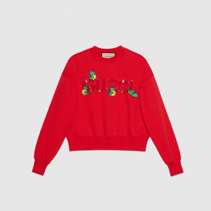 グッチレディースレッドセーターc287