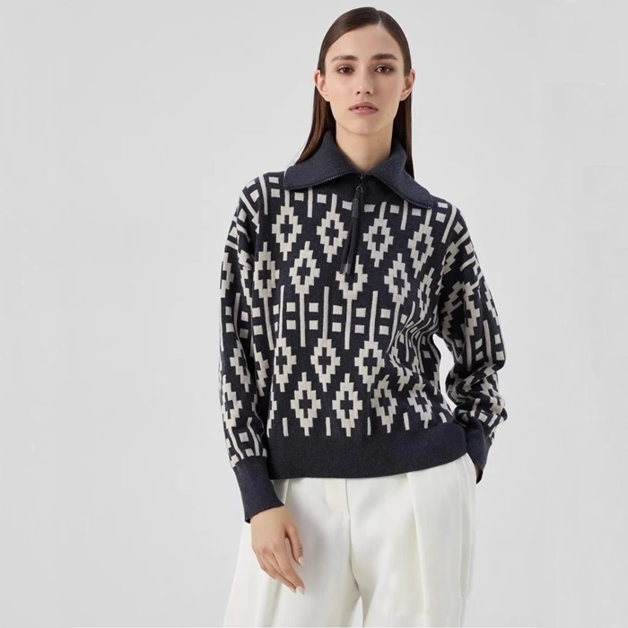 ブルネロクチネリレディースブラックセーターc300