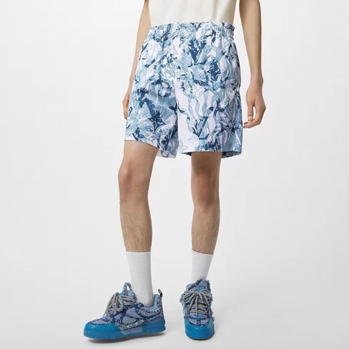 ルイヴィトンメンズブルーショートパンツc312