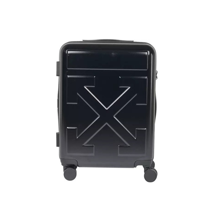 オフホワイトブラックキャリーバッグc133