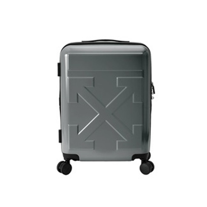 オフホワイトグレーキャリーバッグc136