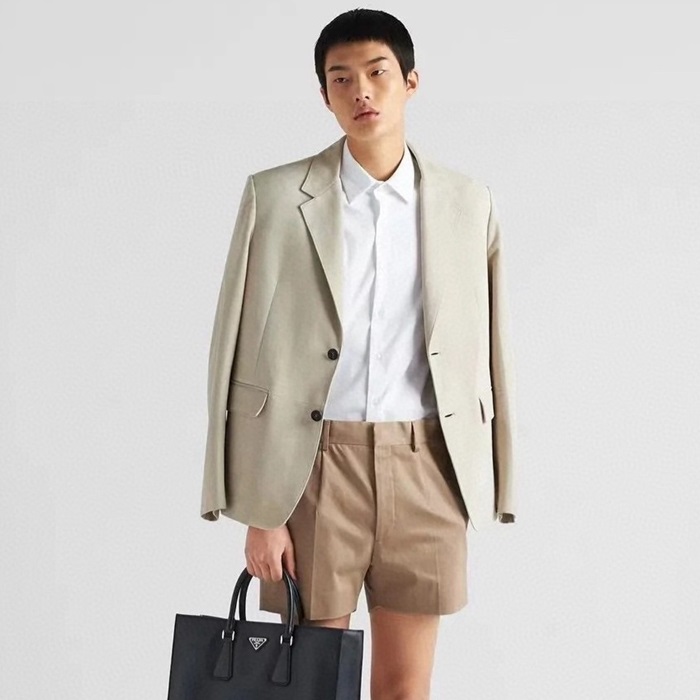 プラダメンズグレースーツジャケットc324