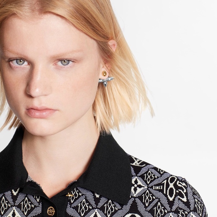 ルイヴィトンレディースゴールドピアスc1900