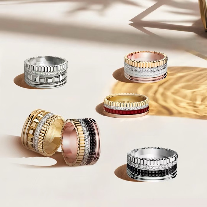 ブシュロンレディースゴールドリングc1916