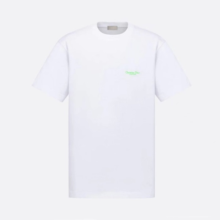 ディオールメンズホワイト半袖Tシャツc300