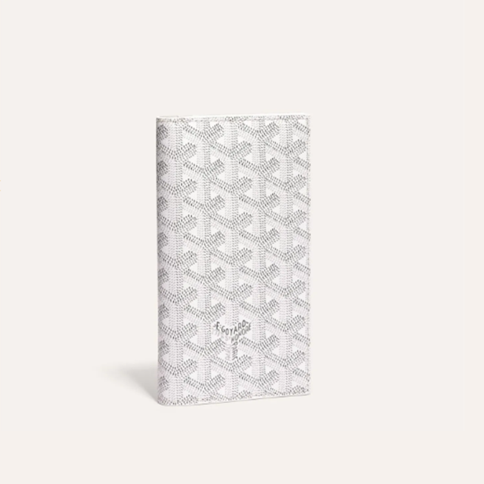 ゴヤールユニセックスホワイトサンロッシュ長財布w84