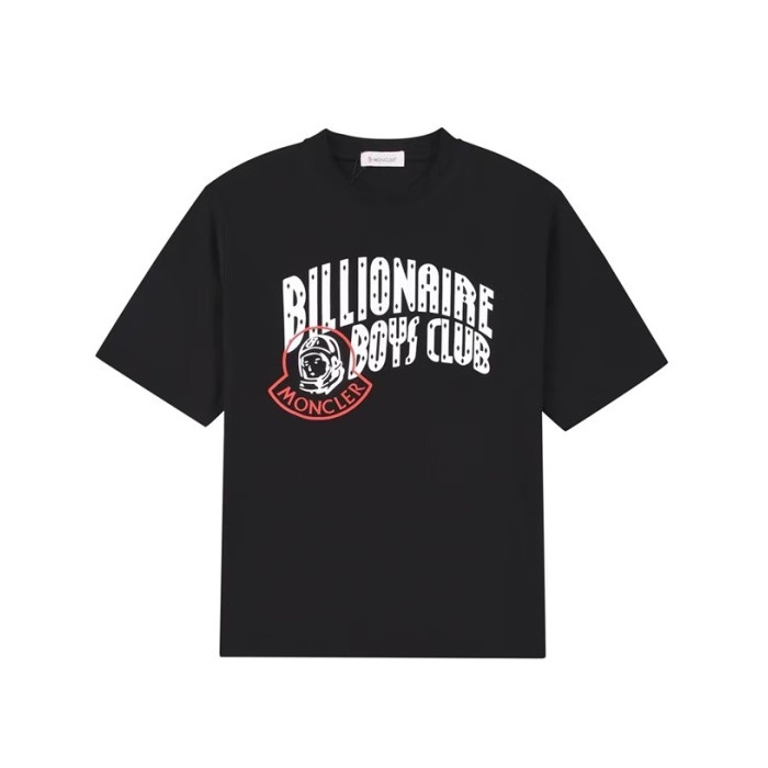 モンクレールメンズブラック半袖Tシャツc176