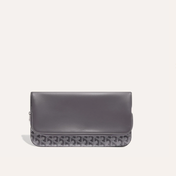 ゴヤールユニセックスグレーサンマリークラッチバッグb1131