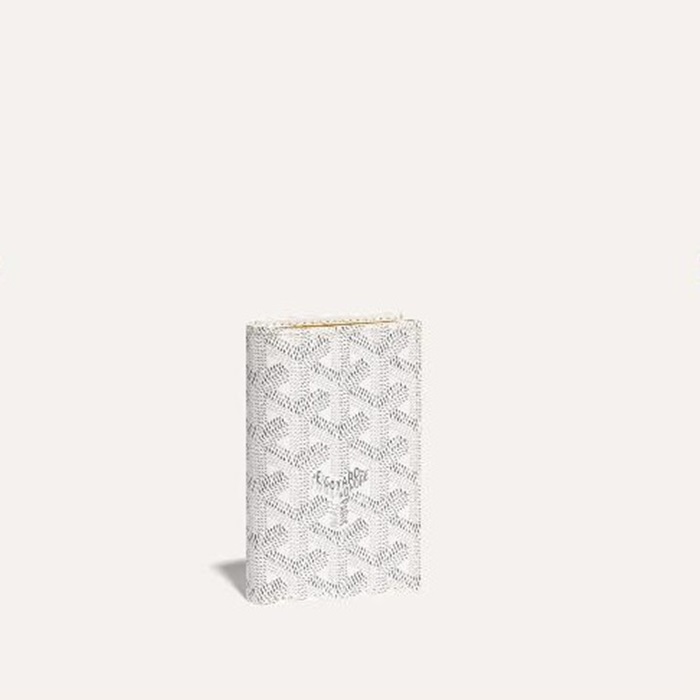 ゴヤールユニセックスホワイトサンピエールカードケースw91