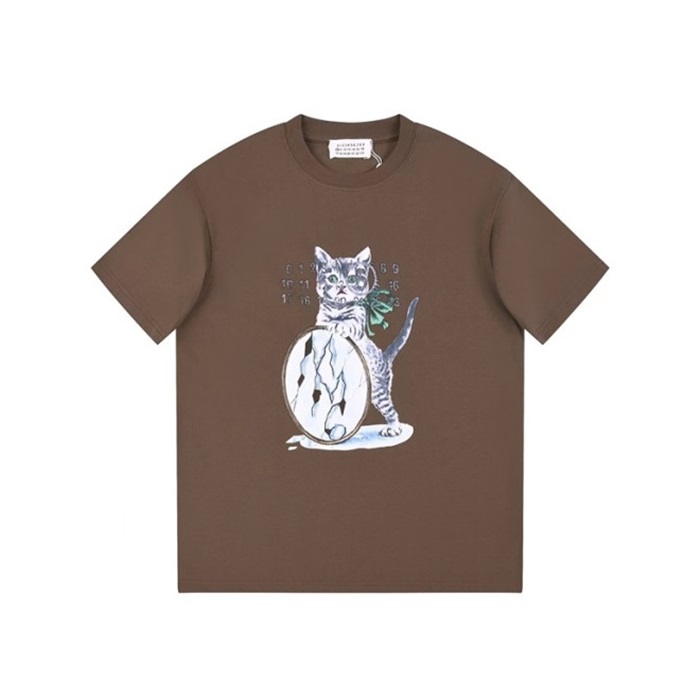 メゾンマルジェラユニセックスカーキシャツc315