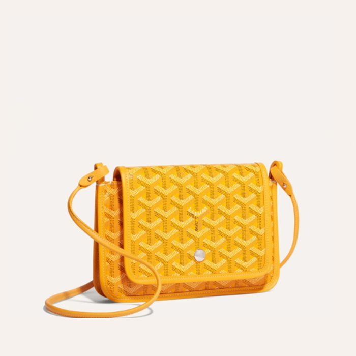 ゴヤールユニセックスイエロープリュメクラッチバッグb1176