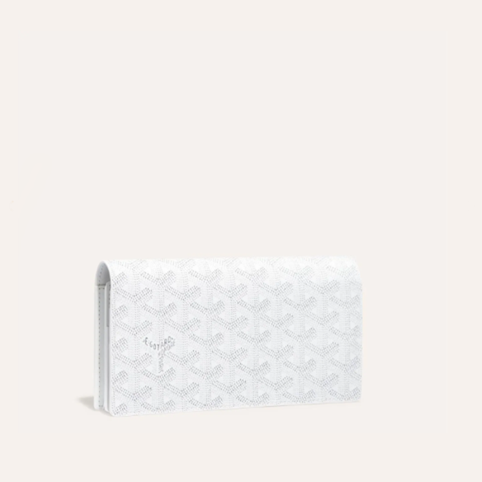 ゴヤールユニセックスホワイトリシュリュー二つ折り財布w140
