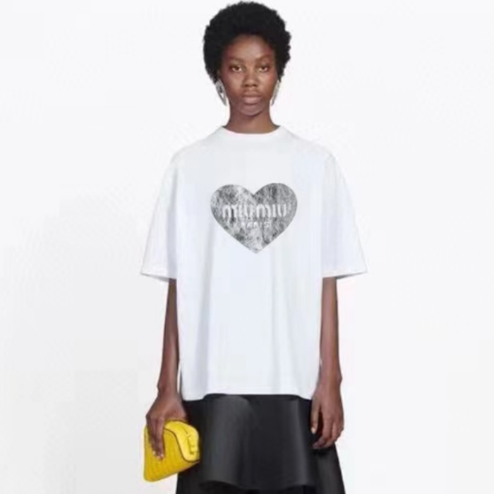 ミュウミュウレディースホワイトシャツc238