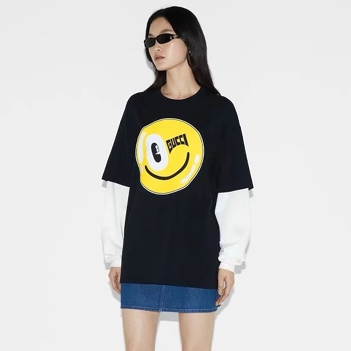 グッチレディースホワイトシャツc335