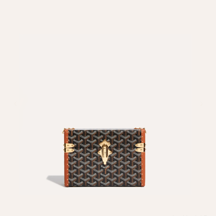 ゴヤールユニセックスカセットトランクバッグb1381