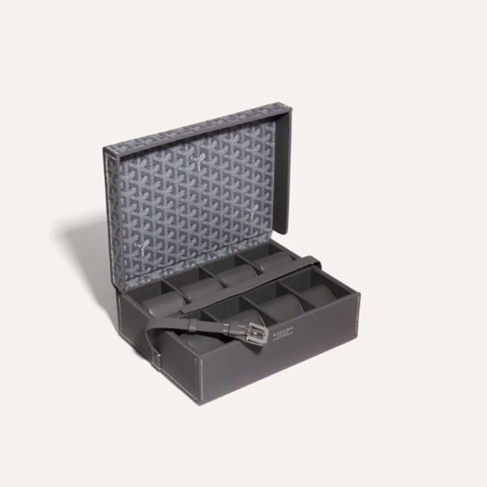 ゴヤールユニセックスグレー時計ケースb1395