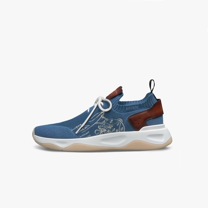 ベルルッティメンズブルースニーカーr325