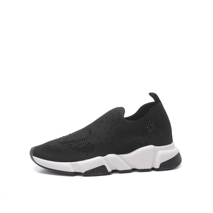 バレンシアガユニセックスブラックスニーカーs341