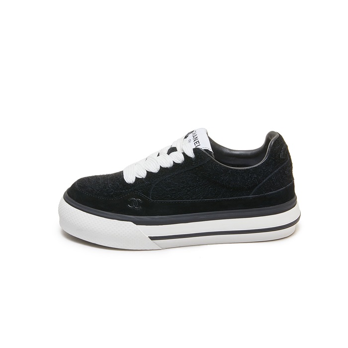 シャネルレディースブラックスニーカーs378