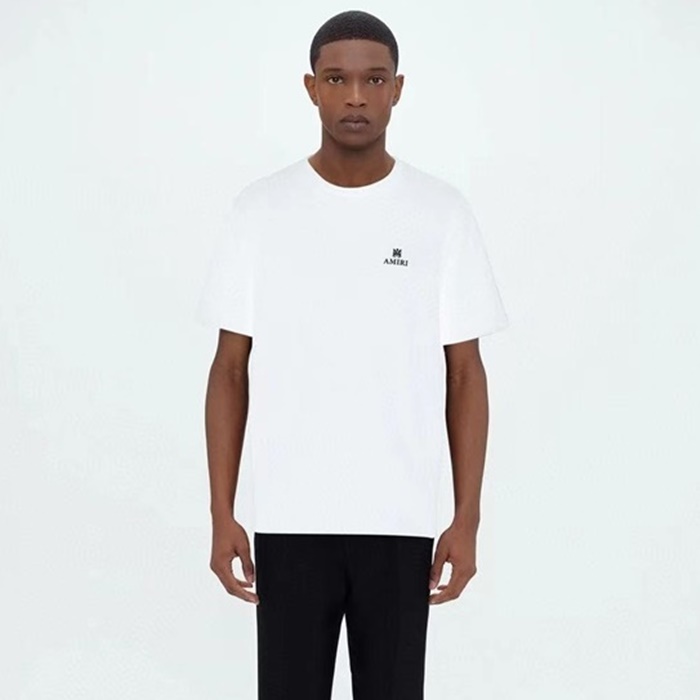 アミリメンズホワイト半袖Tシャツr317
