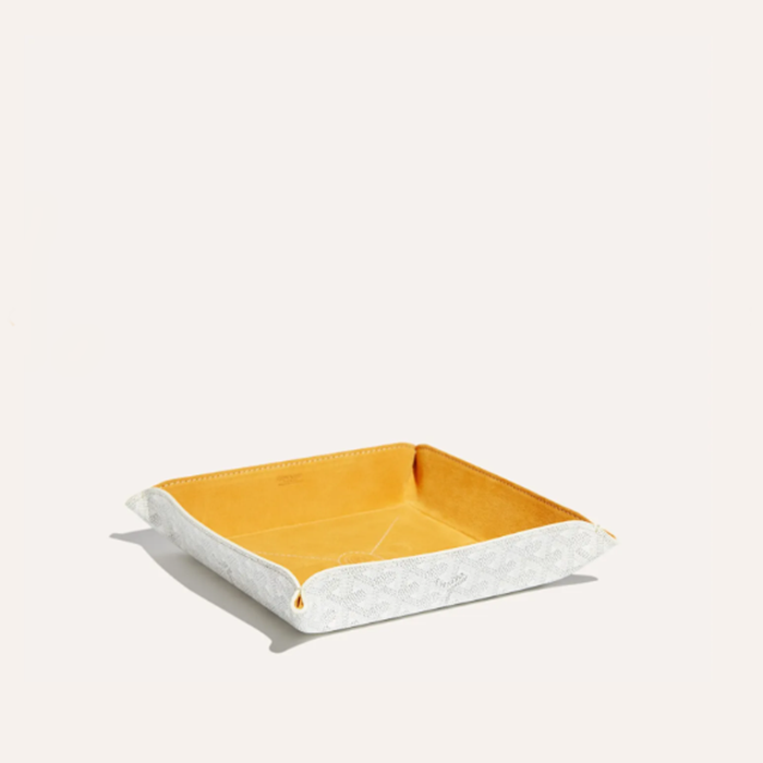 ゴヤールユニセックスホワイトフールトゥb1450