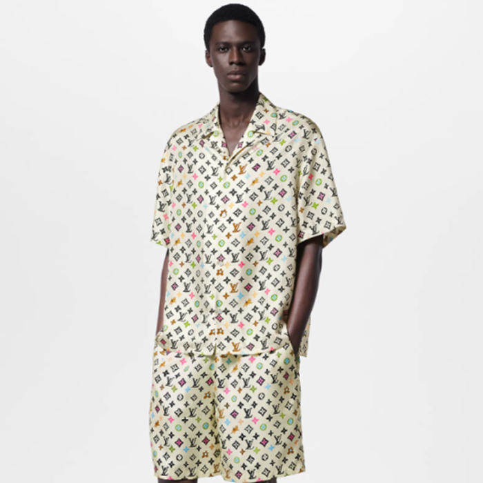 ルイヴィトンメンズベージュツーピース-c356