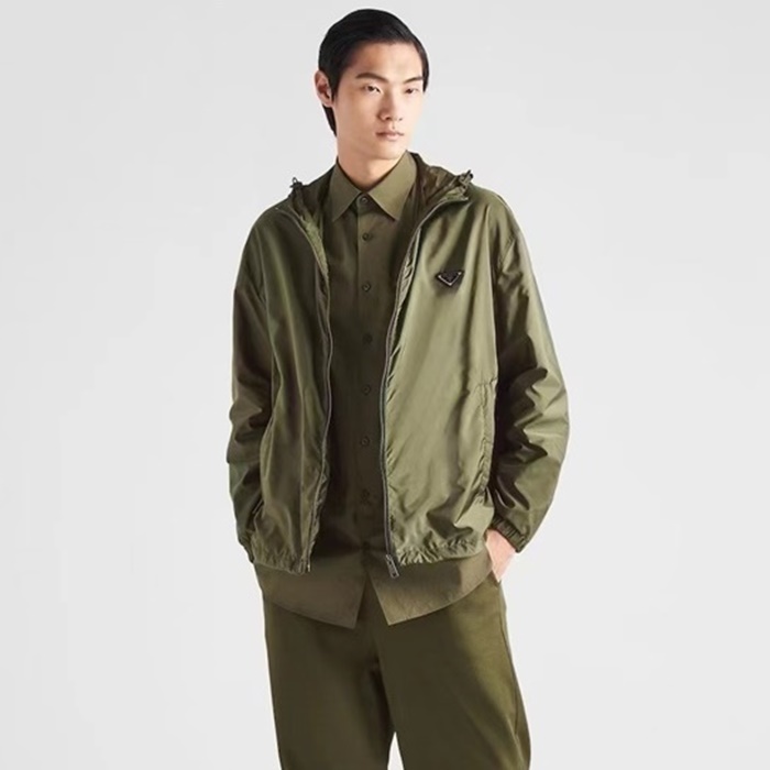 プラダメンズカーキジャケットc360