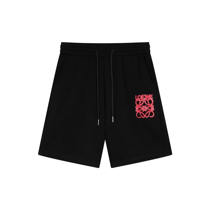 ロエベメンズカジュアルブラックショートパンツc331