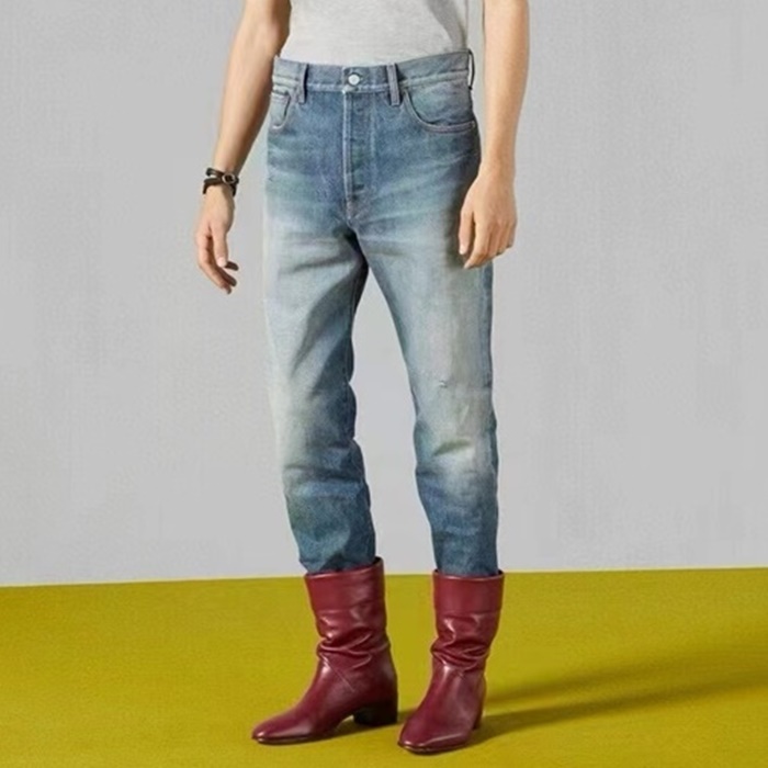 グッチメンズブルージーンズc364