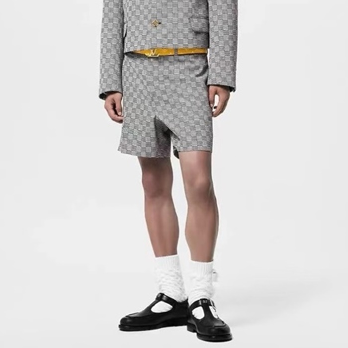 ルイヴィトンメンズグレーショートパンツc365