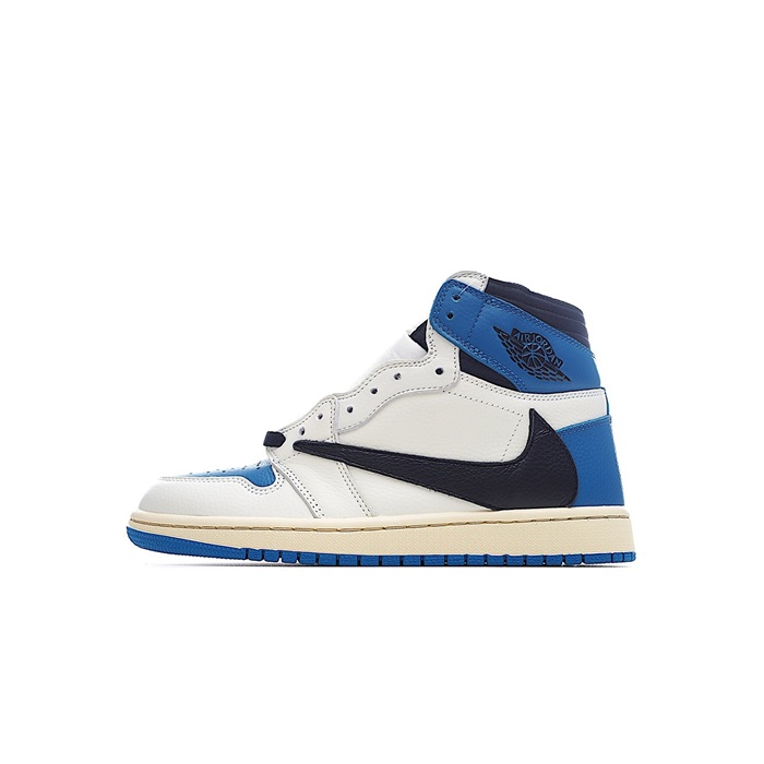 ナイキユニセックスブルーハイトップスニーカー1s495