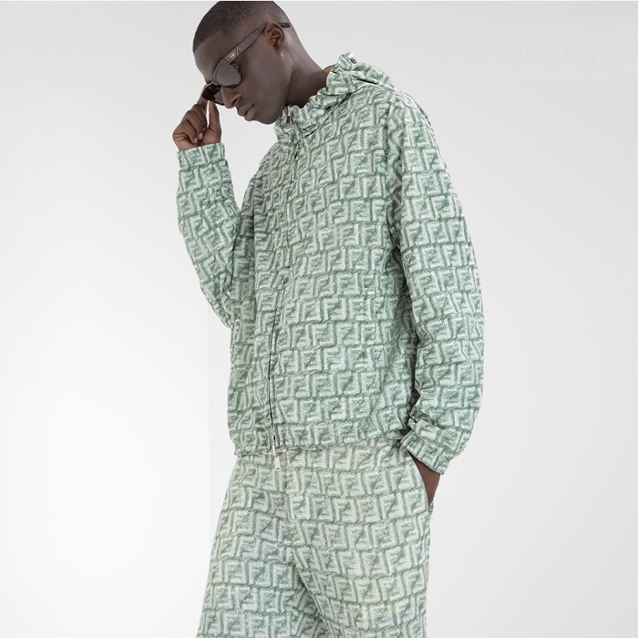 ェンディメンズベージュ両面ジャケットc377