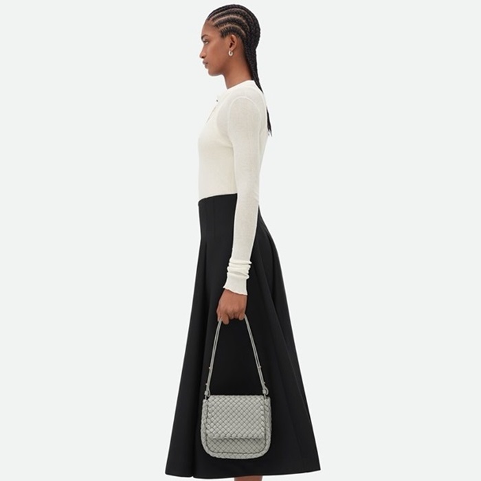 ボッテガヴェネタレディースグレーミニコブルバッグb1477