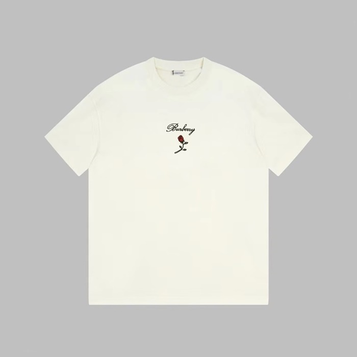 バーバリーメンズアイボリーシャツc317