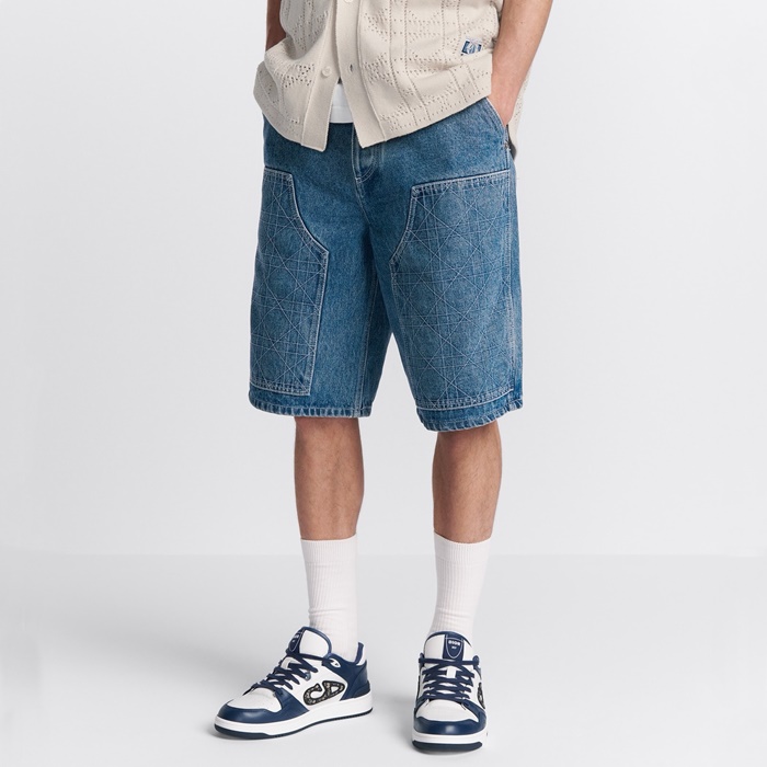 ディオールメンズブルーショートパンツc403