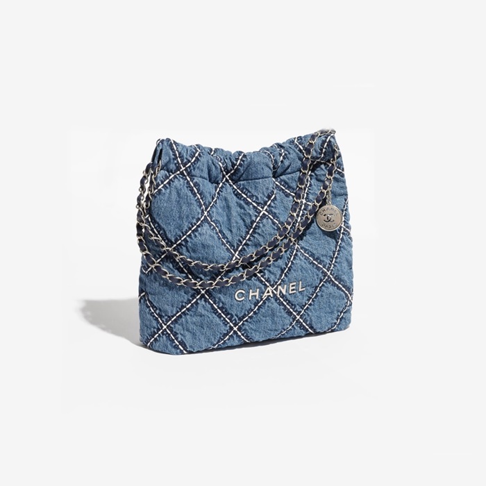 シャネルレディース24ブルー22バッグ22b1516