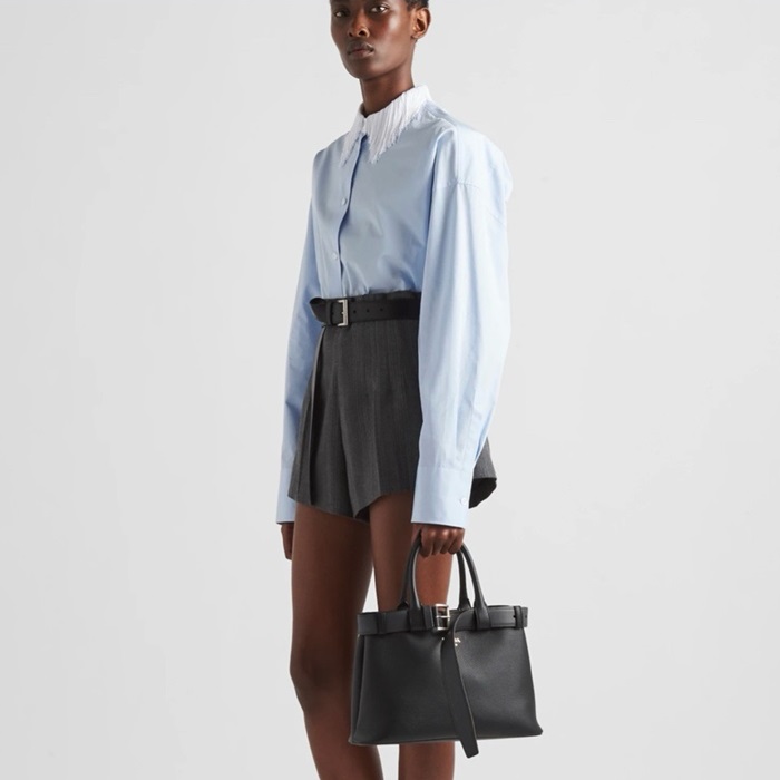 プラダレディースブラックトートバッグb1541