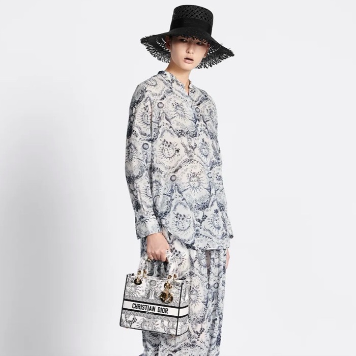 ディオールレディースブラックレディバッグb1574