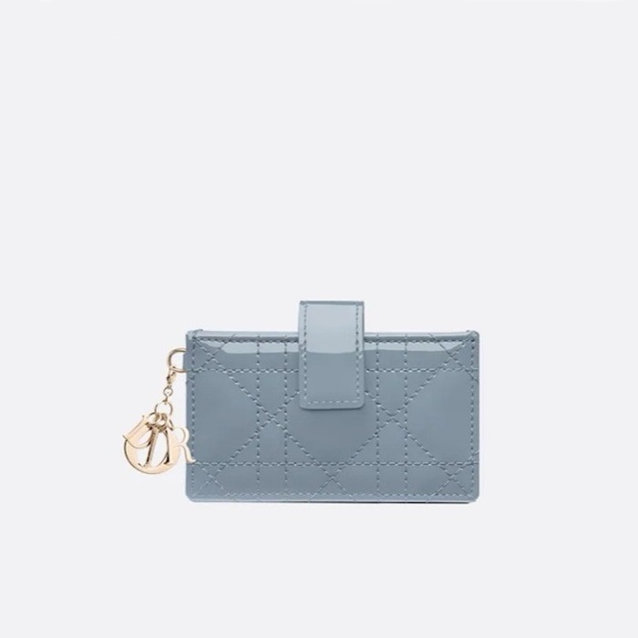 ディオールレディースブルーカードケースw179
