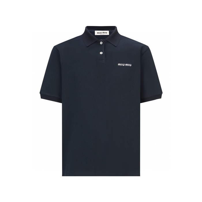 ミュウミュウユニセックス半袖ポロシャツc447