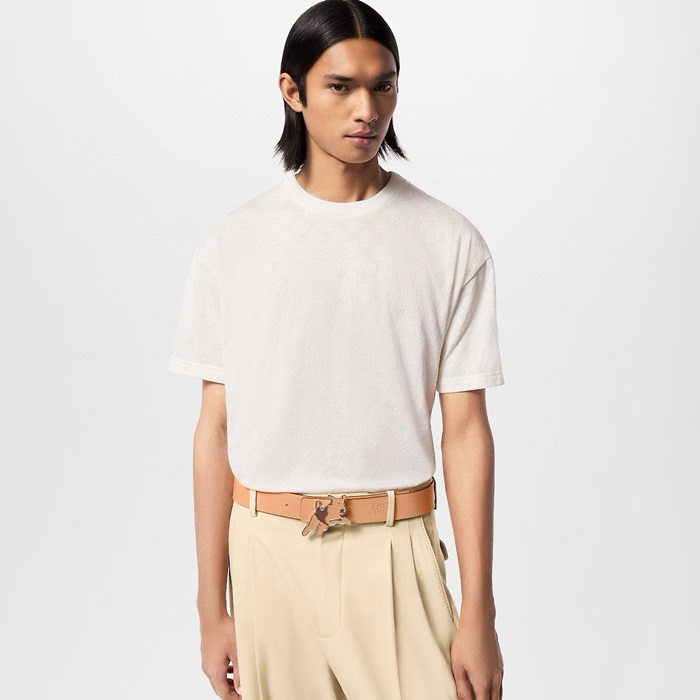 ルイヴィトンメンズホワイト半袖Tシャツc459