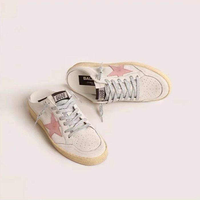 ゴールデングースレディースピンクスタースニーカーs597