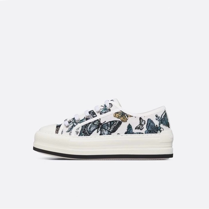 ディオールレディースブルースニーカーs637